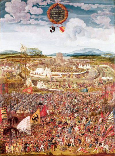 Alesia Besieged by Julius Caesar by Melchior Feselen